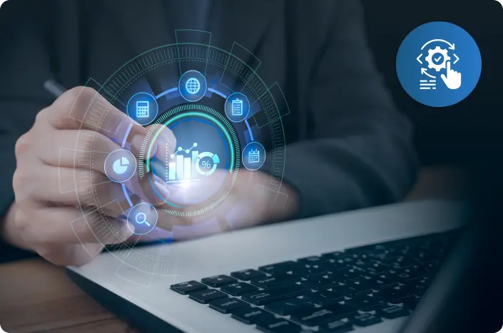 Steps of AI development including use-case discovery, model development, cloud integration, UI design, and performance tuning
