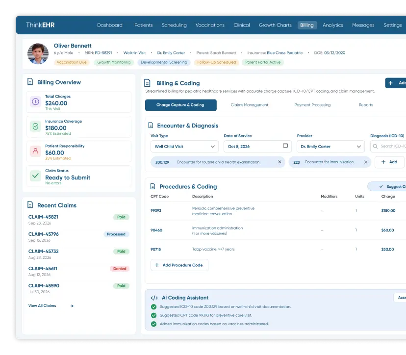 A patient consulting to a provider via custom primary care mobile EHR app and provider consulting via custom primary care EHR software