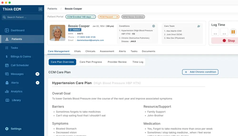 Chronic Care Management Software Hero Image