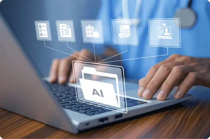 Tailored dashboard showing patient health details in healthcare software development