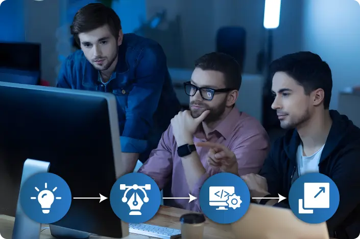 A healthcare professional using AI analytics software for analyze data for verifying AI readiness