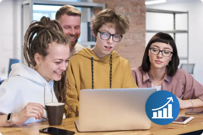 Steps of AI development including use-case discovery, model development, cloud integration, UI design, and performance tuning