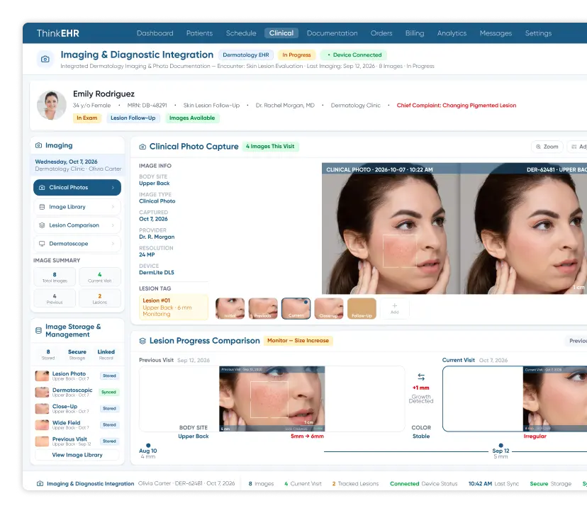 Prescription pop-up window in custom primary care software