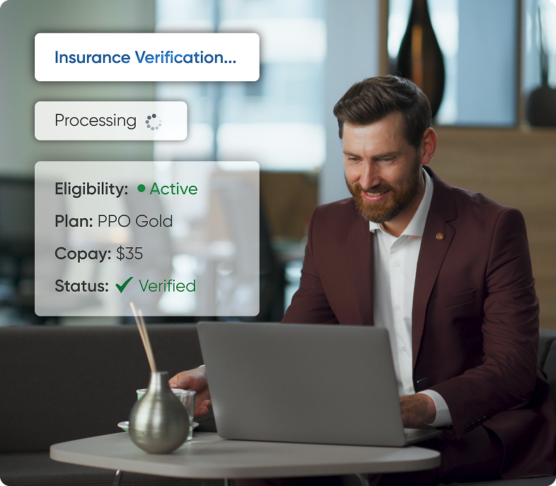 Patient appointment scheduling screen on custom EHR