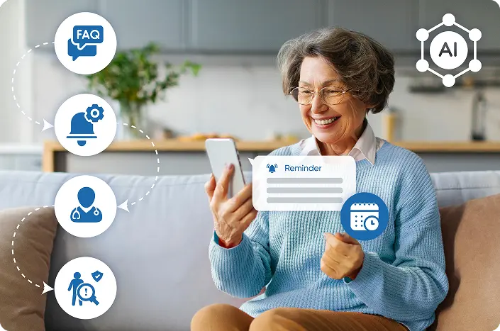 Tailored dashboard showing patient health details in healthcare software development