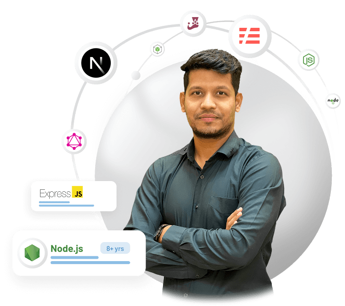 Dedicated Nodejs developer available for hire