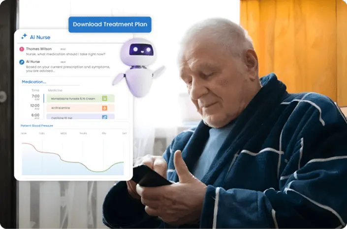 A healthcare professional accesses patient data through secure and compliant healthcare software with data encryption and other robust security measures