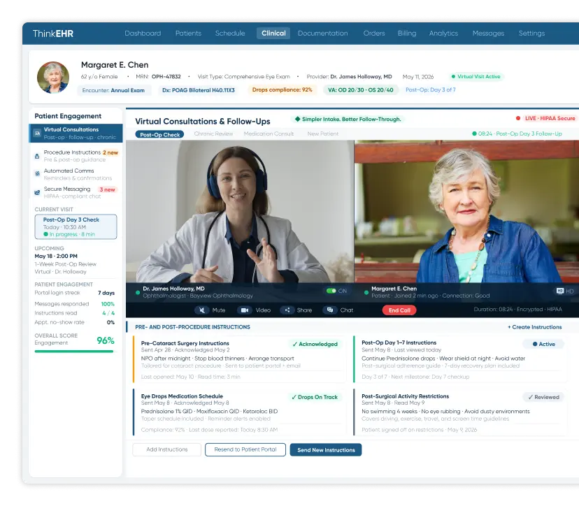  Calendar in custom primary care EHR software with appointment selection window