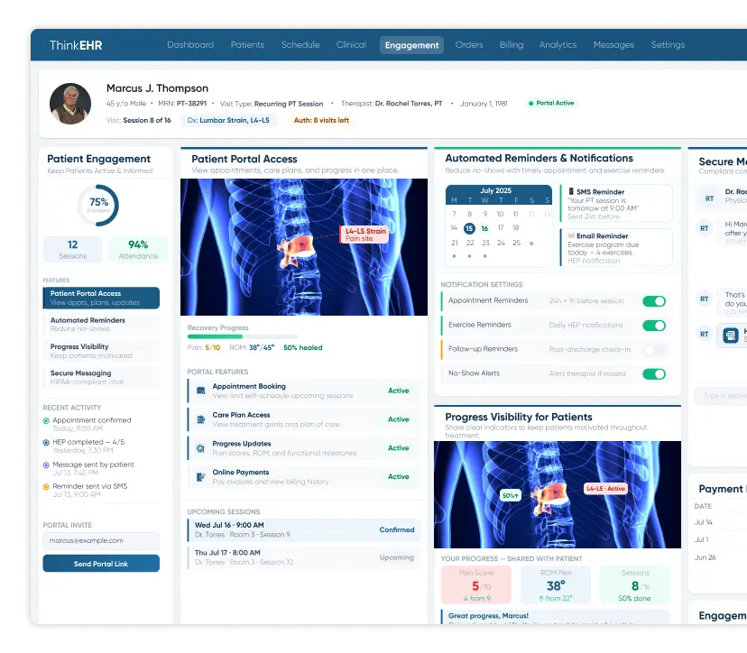 Prescription pop-up window in custom primary care software