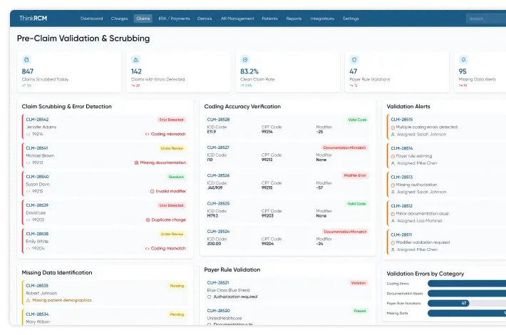 pre-claim validation & scrubbing feature image