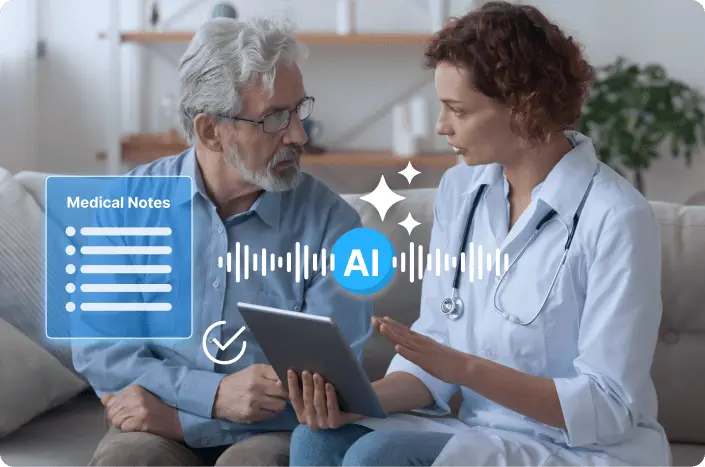 Tailored dashboard showing patient health details in healthcare software development