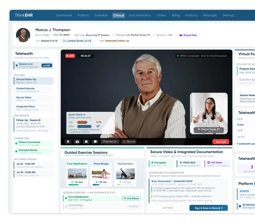  Calendar in custom primary care EHR software with appointment selection window