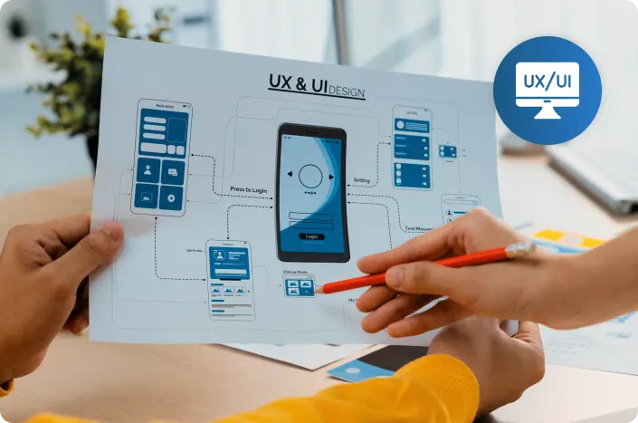 System analyzing data such as images and videos with the help of computer vision powered by AI
