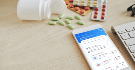 Online Pharmacy App For Delivering Medications to Patients card image