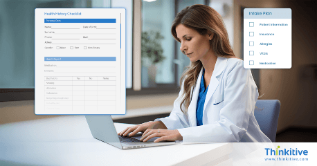 Form Builder -Collecting patient details & history to create visit notes card Image