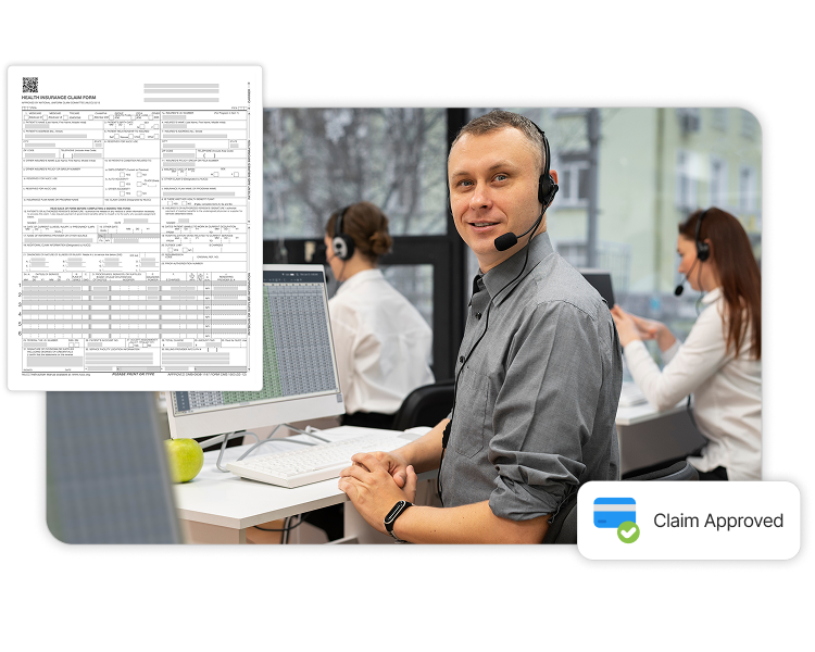Patient information on a customized patient portal dashboard shown on a custom EHR software