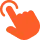 Hand clicking icon representing excessive clicks required to complete simple EHR tasks.