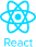 react logo