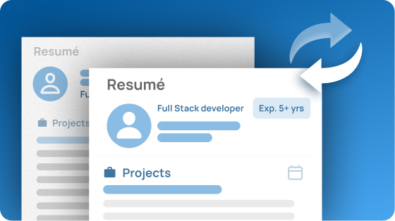 Resume of Flutter app developer for hire