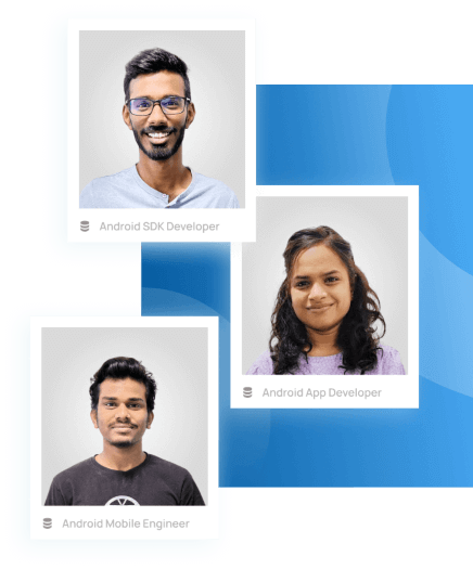 Profile of a backend developer and frontend developer along with full stack developer