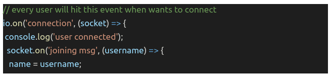 code_snipet_3-2 Building Secure Chat Application with Node.js and Socket.io