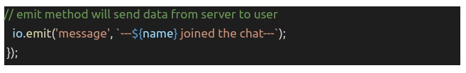 code_snipet_4 Building Secure Chat Application with Node.js and Socket.io