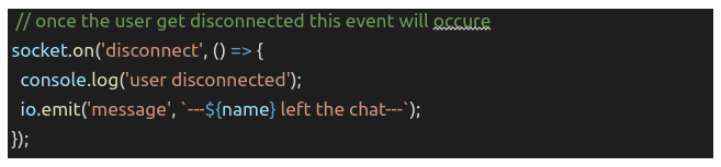 code_snipet_5 Building Secure Chat Application with Node.js and Socket.io