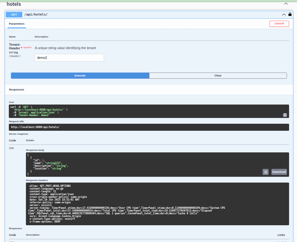 postAPI4 How to Build Multi Tenants application with Django, Django Rest Framework and Django Tenant