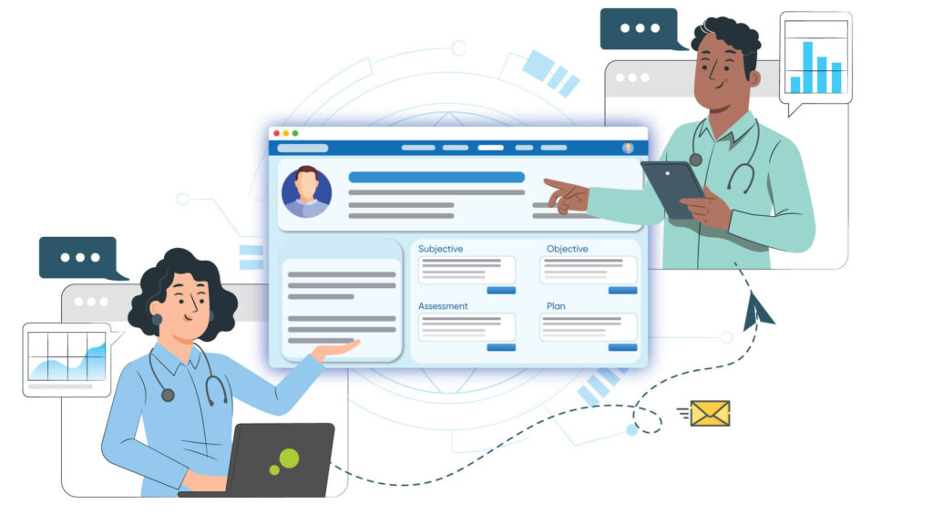 Enhancing-Collaboration-Communication-1024x576 Enhancing Data Analytics in Healthcare with Custom Software Solutions