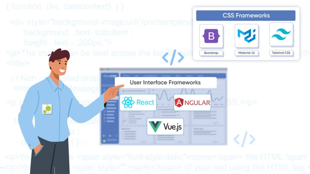 Front-End-Technologies-1024x576 Choosing the Right Technology Stack for Your Custom EHR in 2025