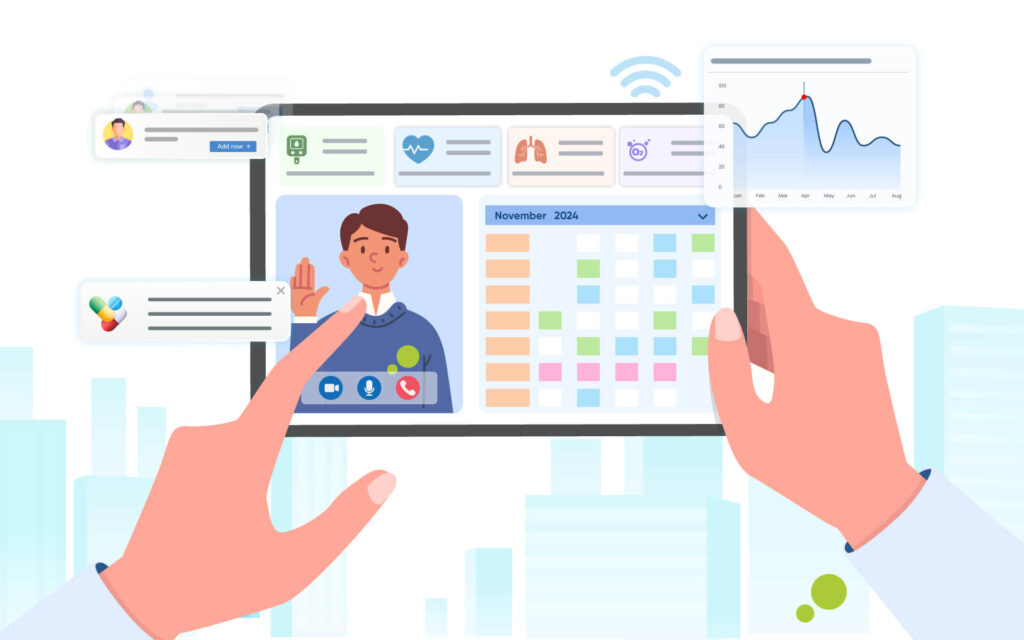 The-Power-of-Mobility-in-Custom-EHRs-1024x640 The Impact of Mobile Technology on Custom EHR Solutions