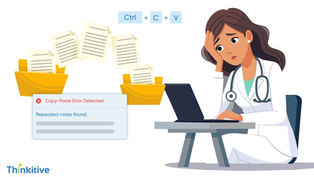 The-Copy-Paste-Trap-Compliance-Accuracy-Risks-1024x576 Progress Notes That Take 15 Minutes in Mental Health: The Copy-Paste Nightmare